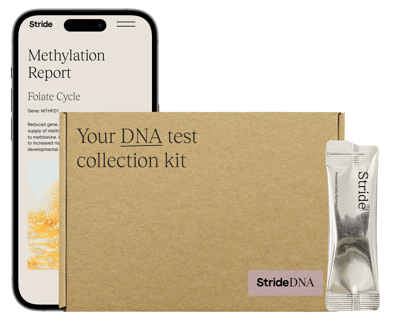 DNA methylation tests and personalised vitamin supplements.