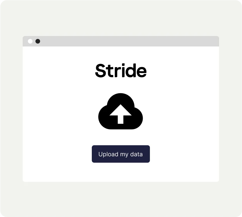 Upload data to Stride